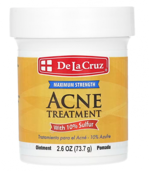 유황 10% 함유 여드름 치료 연고, 최대 강도, 73.7g(2.6oz)